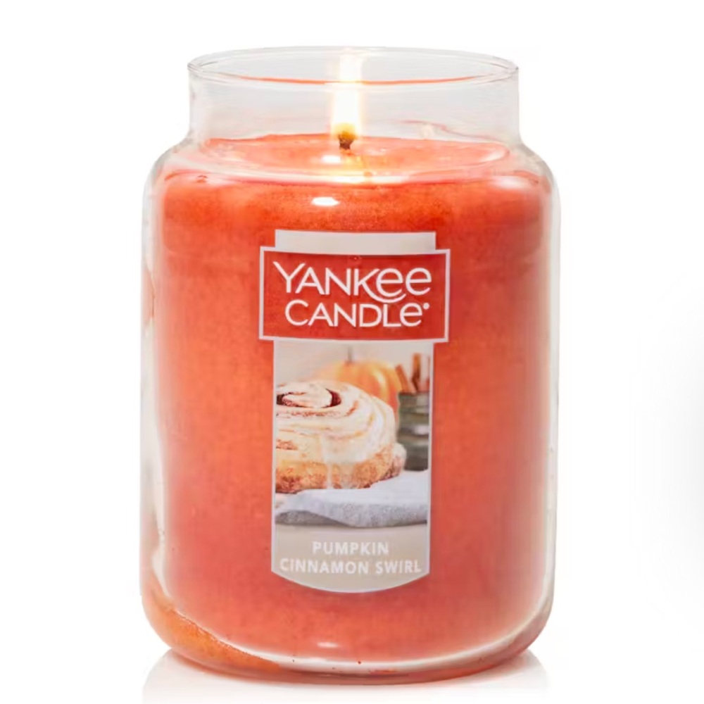 NWT Yankee Candle Pumpkin Cinnamon Swirl 22oz - Picture 10 of 10